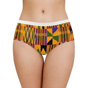 Dellukee Funny Underwear For Women Soft Ladies Girls Hipster High Wasted Thongs Lace Boxer Briefs