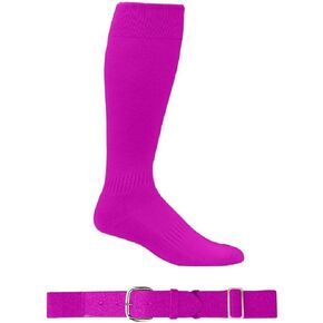 Baseball/Softball Matching Colored Belt & Sock Combo (Youth & Adult, 16 Colors)