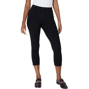Yogipace,Belt Loops,Women's Cropped Dress Yoga Pants Capri Leggings for Work