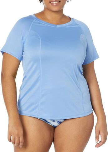 Amazon Essentials Women's Rash Guard Short Sleeve in Saudi Arabia