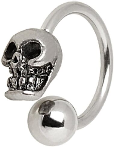 ثقب على شكل حدوة حصان مع جمجمة من الستيل الجراحي 316L من وايلد كلاس in Kuwait