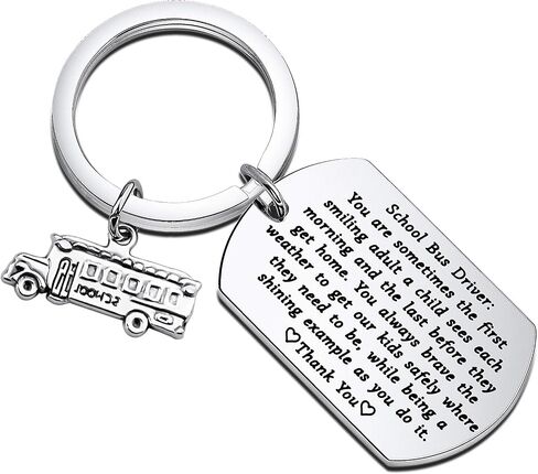 School Bus Driver Appreciation Gift Thank You Keychain Gifts for School Bus Driver Back to School Gift in Saudi Arabia