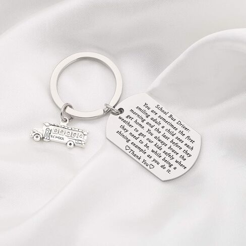 School Bus Driver Appreciation Gift Thank You Keychain Gifts for School Bus Driver Back to School Gift in Saudi Arabia