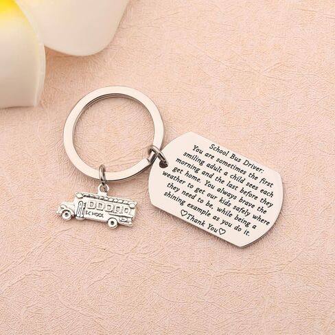 School Bus Driver Appreciation Gift Thank You Keychain Gifts for School Bus Driver Back to School Gift in Saudi Arabia