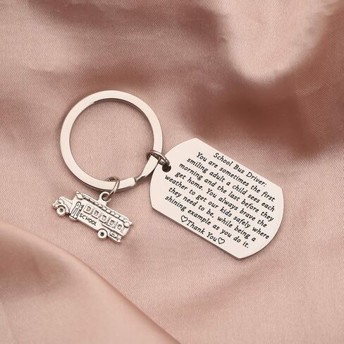School Bus Driver Appreciation Gift Thank You Keychain Gifts for School Bus Driver Back to School Gift in Saudi Arabia