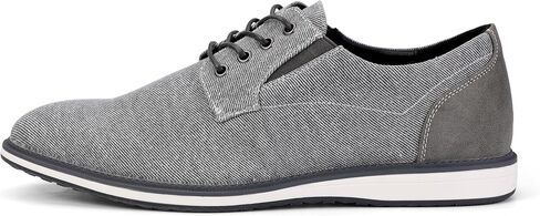 Men's Dress Shoes Casual Dress Sneakers Shoes for Men Plain Toe Lace-Up Oxfords for Office Business Comfortable Formal Cushioning Derby Shoe in Saudi Arabia