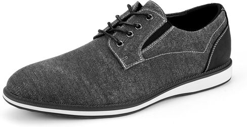 Men's Dress Shoes Casual Dress Sneakers Shoes for Men Plain Toe Lace-Up Oxfords for Office Business Comfortable Formal Cushioning Derby Shoe in Saudi Arabia