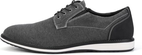 Men's Dress Shoes Casual Dress Sneakers Shoes for Men Plain Toe Lace-Up Oxfords for Office Business Comfortable Formal Cushioning Derby Shoe in Saudi Arabia