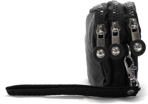 Nupouch Malibu Wristlet Three Zipper Wallet Purse in Kuwait