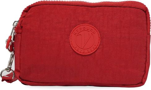 Nupouch Malibu Wristlet Three Zipper Wallet Purse in Saudi Arabia