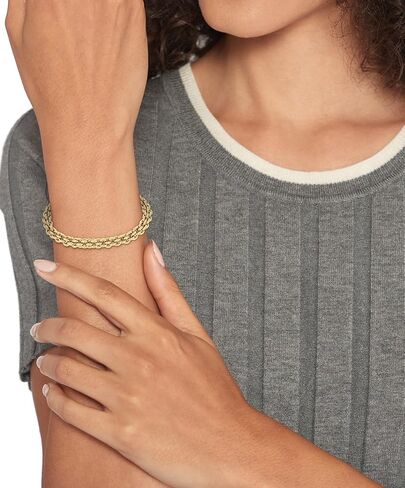 Tommy Hilfiger Women's Gold Plated Chain Bracelet | Elevate Your Style with a Timeless Accent |Jewelry for Everyday Glam| (Model:2780842), Medium, Stainless Steel, no gemstone in Saudi Arabia