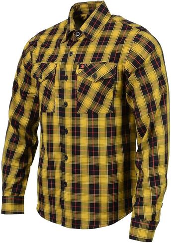 Milwaukee Leather Men’s Flannel Plaid Shirts Long Sleeve Button Down Cotton with Variety of Color Options Available in Saudi Arabia