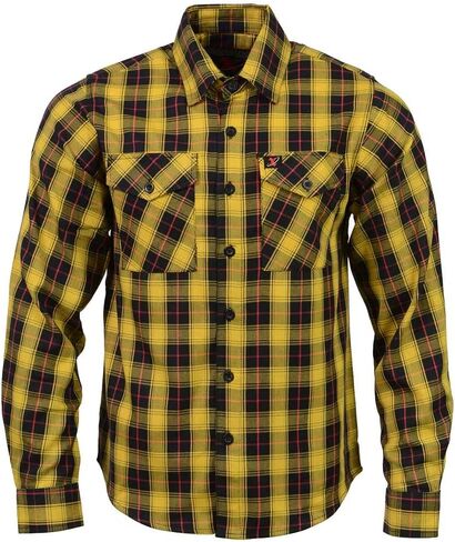 Milwaukee Leather Men’s Flannel Plaid Shirts Long Sleeve Button Down Cotton with Variety of Color Options Available in Saudi Arabia