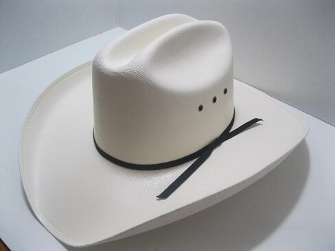 قبعة رعاة البقر الغربية - رجل الماشية - أبيض in Kuwait