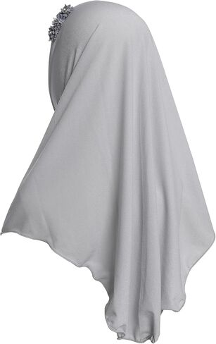 Muslim Kids Instant Hijab1PC Islamic Hijab for Girls Ramadan Eid Prayer Headscarf Easy Wear Hijab Cap (4-8year) in Saudi Arabia