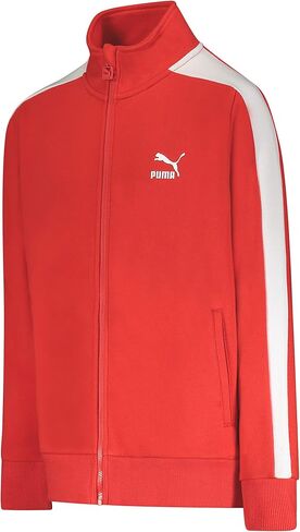 PUMA Boys' T7 Core French Terry Track Jacket in Saudi Arabia
