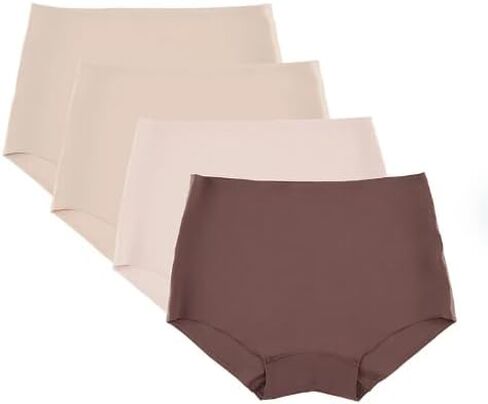 ملابس داخلية نسائية من Member Mark للسيدات مكونة من 4 قطع هيبستر 4 قابلة للتمدد، سمك قرش/ملح وردي/رمادي كريستالي متوسط in Kuwait