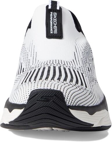 Skechers Men's Max Cushioning Slip-Ins-Athletic Slip-On Running Walking Shoes with Memory Foam Sneaker, White/Black, 10.5 in Saudi Arabia