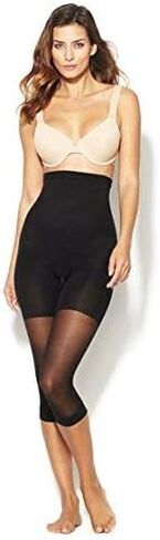 Spanx High-Falutin' High Waisted Footless Pantyhose (F, Black) in Saudi Arabia