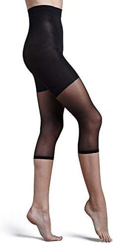 Spanx High-Falutin' High Waisted Footless Pantyhose (F, Black) in Saudi Arabia