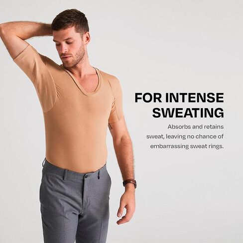Insider - قميص داخلي فائق الحماية - قميص داخلي رجالي مقاوم للعرق، ماص للرطوبة، ضغط أسفل الطبقة الأساسية in Kuwait