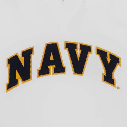 Armed Forces Gear US Navy Womens Tackle Twill Fleece Stripe Hood (White) in Saudi Arabia