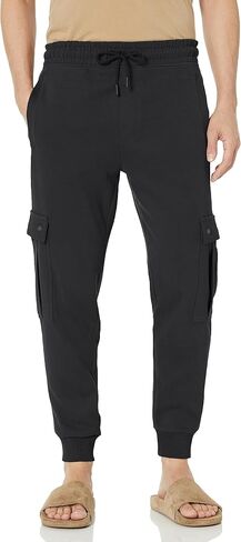 BOSS Men's Cozy French Terry Cargo Pocket Joggers in Saudi Arabia