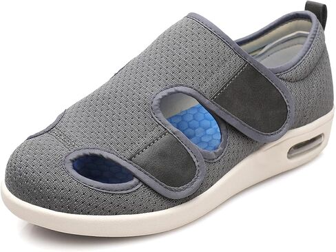 JBTNBX Women's Diabetic Shoe Walking Shoes Extra Wide Widths Adjustable Sneakers for Elderly Edema Swollen Feet in Saudi Arabia