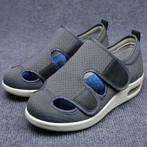 JBTNBX Women's Diabetic Shoe Walking Shoes Extra Wide Widths Adjustable Sneakers for Elderly Edema Swollen Feet in Saudi Arabia