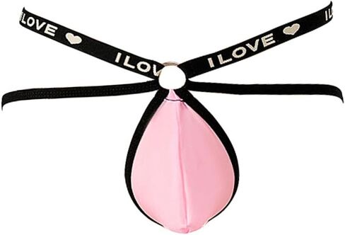 Kaei&Shi Sexy Mens Lingerie, Love Logo, Jock Strap, Cutout G String Thong in Saudi Arabia