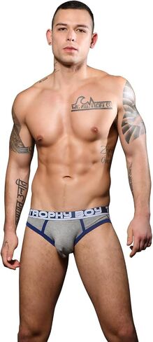 Andrew Christian Trophy Boy Brief Jock, Heather Grey, Large in Saudi Arabia