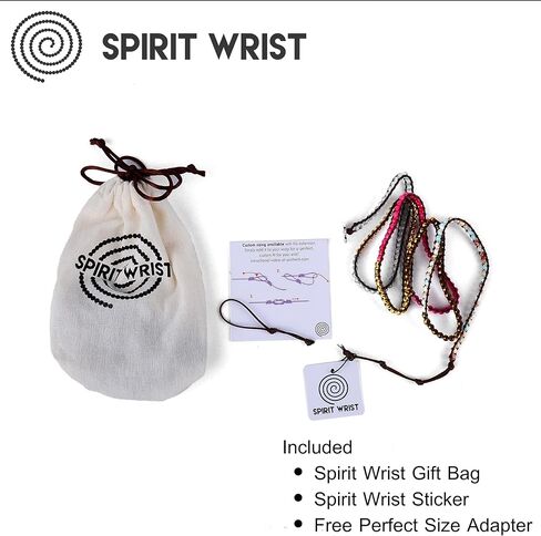 سوار ملفوف من اليشم الأبيض + اليشم الوردي، Hematite, Jasper - Spirit Wrist Aeren Boho Wrap in Kuwait