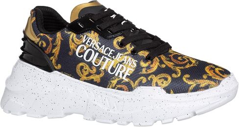 Versace Jeans Couture Men Speedtrack Sneakers Black in Saudi Arabia