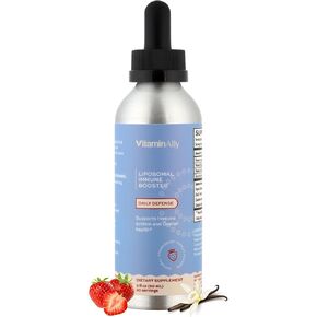 Liposomal Liquid Immune Booster drops | 7 in 1 | Sugar-free | Non-GMO | Gluten Free | Supports Immune system | Daily Defense and Overall Wellness