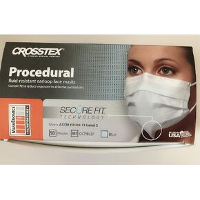 Crosstex Securefit Earloop Mask, Blue GCPBLSF