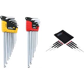 Wiha 66992 MagicRing Ball End Hex L-Key Set In Holders, 22 Piece