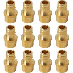SUNGATOR 6 Pack Pex A Expansion 3/4" x 3/4" Female Sweat Adapter, 3/4" Pex A Tubing to 3/4" Copper Tubing (Over the Copper Tube), ASTM F1960 ONLY For Pex-A Tubing