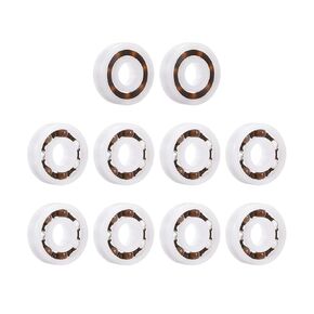 uxcell 6000 Plastic Bearings 10x26x8mm Glass Ball Nylon Cage 10pcs