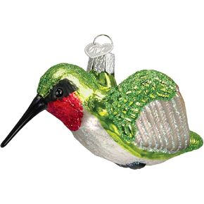 Old World Christmas Bichon Frise Glass Blown Ornament for Christmas Tree