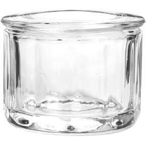 Anchor Hocking Fire-King Salt Dip with Lid, Glass