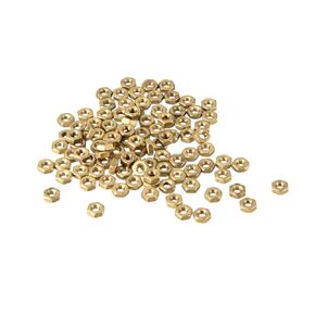 uxcell Hex Nuts, M3x0.5mm Metric Coarse Thread Hexagon Nut, Brass, Pack of 100