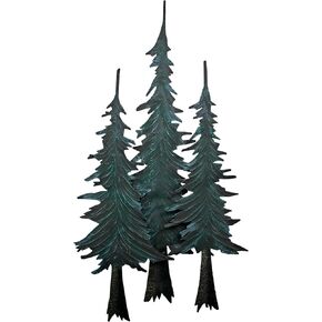 PINE FOREST METAL WALL ART
