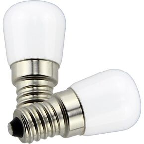 Poeland 1.5W LED Bulb Light 120V E14 Base Pack of 2 Warm White
