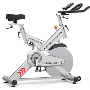 Leikefitness Exercise Bike,Indoor Cycling Bike, Stationary Bike Magnetic Resistance Quiet and Smooth for Home