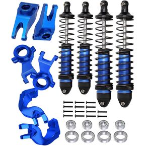 RCMYou Upgrades for 1/10 ARRMA,Alloy RC Shocks,Caster Block,Steering Blocks,Rear Stub Axle Carriers for Granite/Senton 4x4 3S Blx & Mega 550,Big Rock/Vorteks 4x4 3S Blx,Upgrades Part Hop Ups,Red