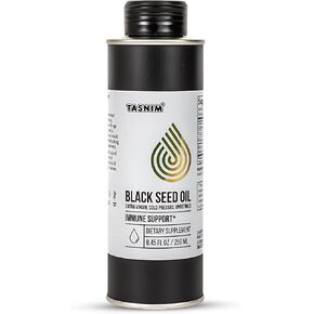 100% Ethiopian BlackSeed Oil 16.9 Fl Oz - Cold Pressed Black Seed Oil for Immune Support, High Potency 5.7% - 21% Thymoquinone Skin, Hair & Overll Health - Unrefined Black Cumin Seed Oil - Gluten Free
