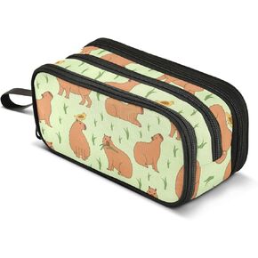 Pencil Case Large Big Capacity Soccer Ball Pencil Bag for Girls Boys Soccer Field Zippers Pen Bag Holder Pouch Box Makeup Bag 3 Compartment Portable Stationery Storage for College Students School in Kuwait