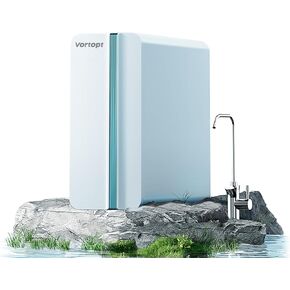 Reverse Osmosis Water Filter - NSF/ANSI 58 Certified, Tankless RO System Under Sink, Alkaline & Remineralization Water Filter, 1000GPD RO System, Reduce TDS, 3:1 Drain Ratio, DR5-1000G