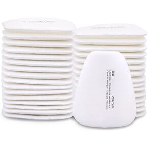 30PCS 5N11 Filter - ANUNU 6001 Filter for 6200, 6800, 6000, 7501, 7502 Series Respirator, Particulate Filter Cotton Against Paint Spray Epoxy Resin Welding Dust