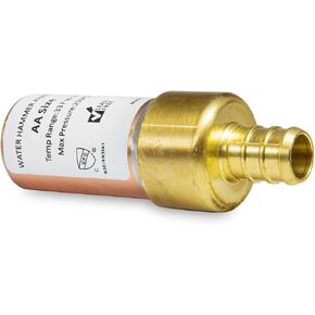 2-Pack EFIELD MH-131, 1/2-Inch MIP Thread Stainless Steel Water Hammer Arrestor For Potable Water Plumbing Application